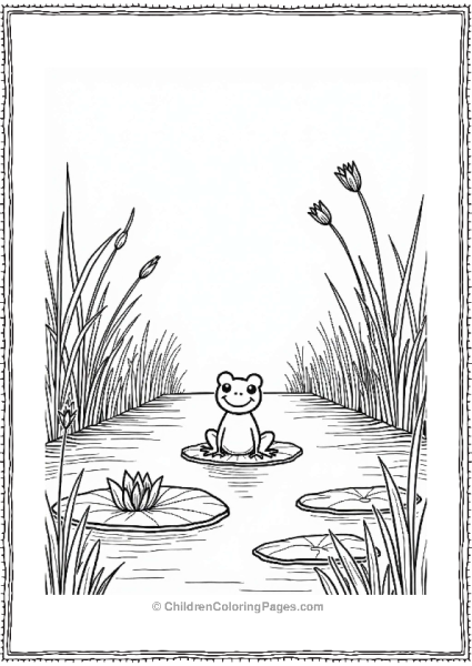 Peter Pan At The Enchanted Pond Free PDF Printable