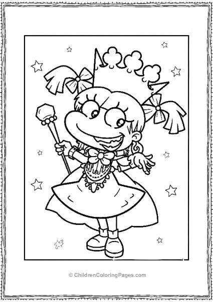 Queen Angelica Takes Her Crown Rugrats Free PDF Printable