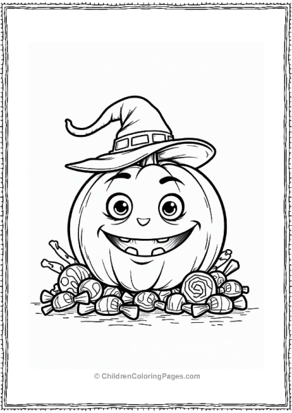 Quirky Pumpkin Character From Hotel Transylvania Free PDF Printable