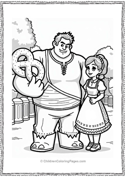 Ralph And Friends At Oktoberfest Free PDF Printable