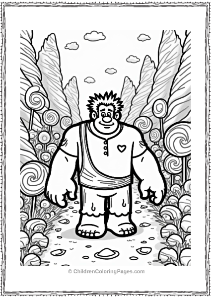 Wreck It Ralph In A Candy Kingdom Free PDF Printable