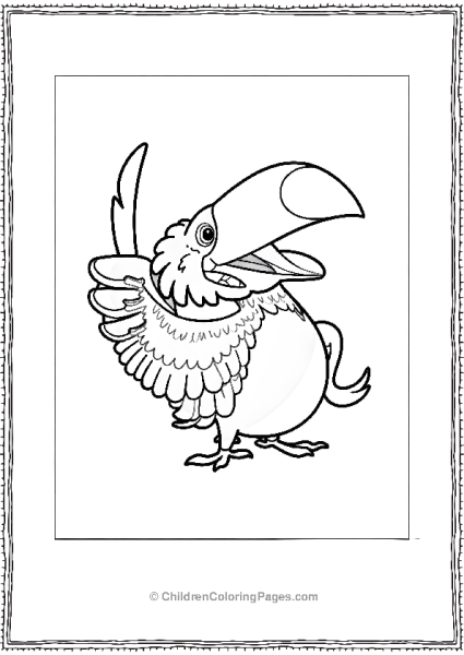 Rio Character Coloring Page With Luiz The Bulldog Free PDF Printable