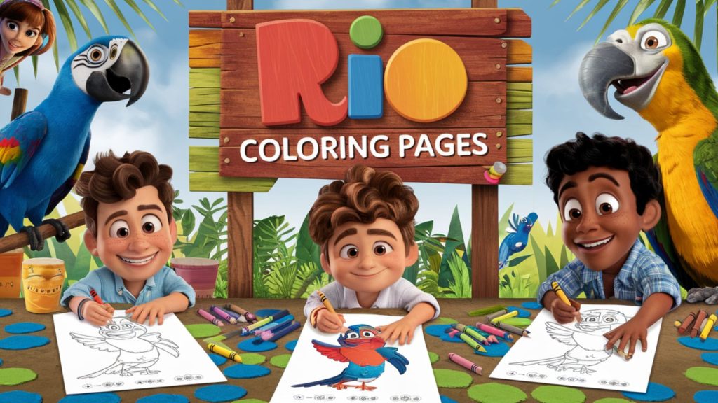 Rio Coloring Pages - Download Free PDF Printables 🐦🦜🖍️ - Children ...