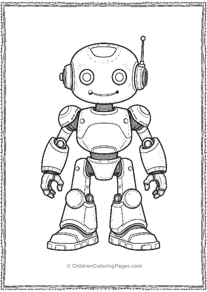 Robot Action Figure Toy Free PDF Printable