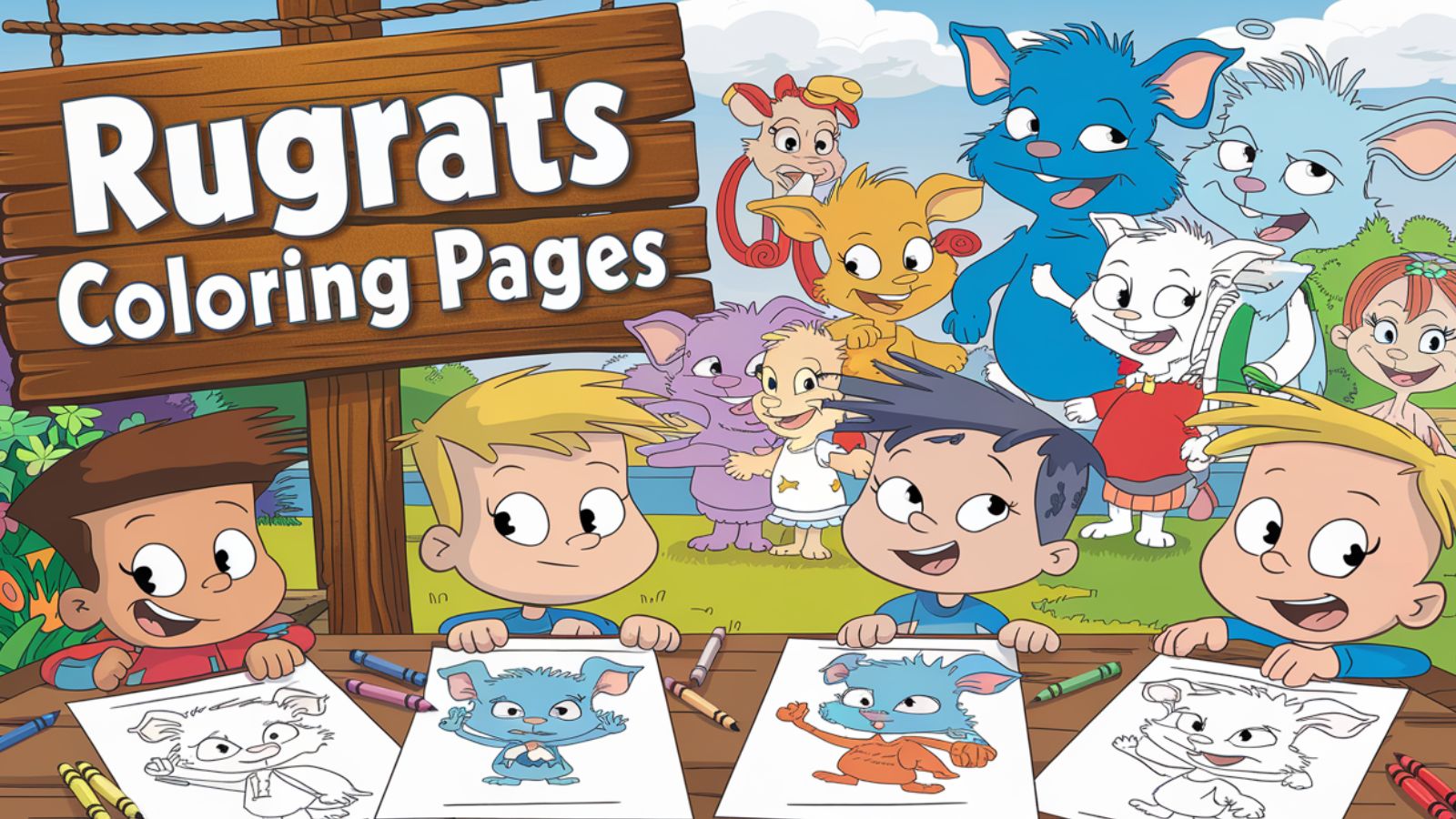 Rugrats Coloring Pages – Download Free PDF Printables 👶🤱👼🐣🐥