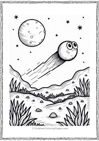 Solar System Comet S Adventure In The Alien Landscape Free PDF Printable