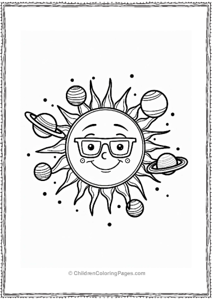 Solar System The Sun As Family Leader Free PDF Printable