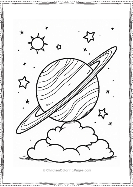 Solar System Uranus The Dreamer On A Cloud Free PDF Printable