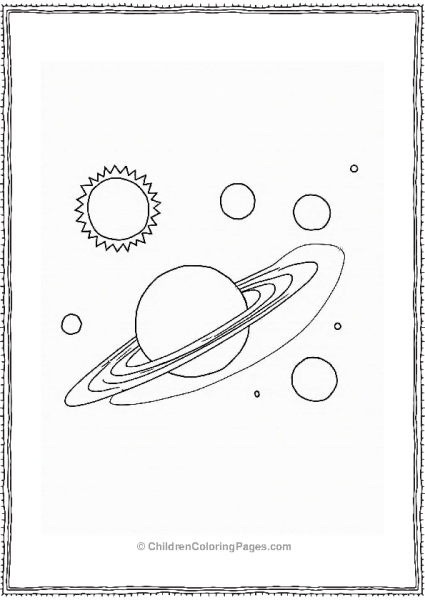 Solar System With Inner Planets Free PDF Printable