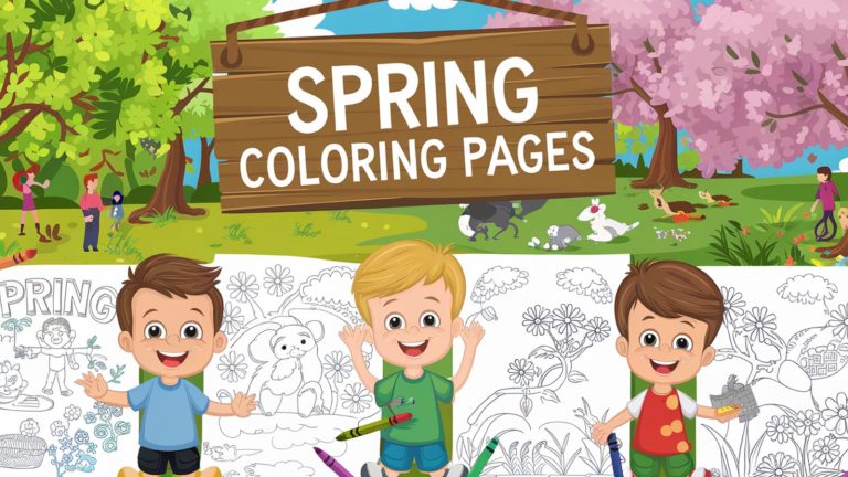 Spring Coloring Pages