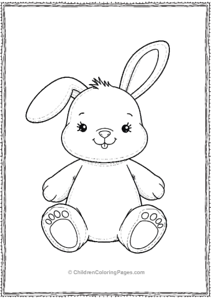 Stuffed Bunny Toy Free PDF Printable