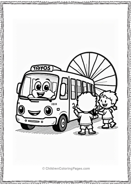 Tayo Helps Kids Learn Colors Free PDF Printable