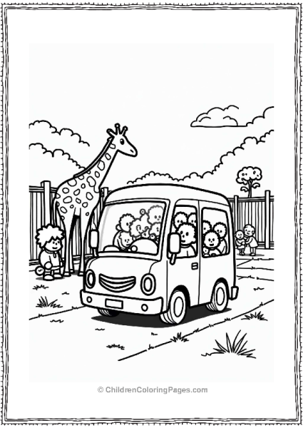 Tayo The Bus At The Zoo Free PDF Printable