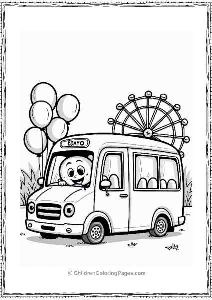 Tayo The Little Bus At The Carnival Free PDF Printable