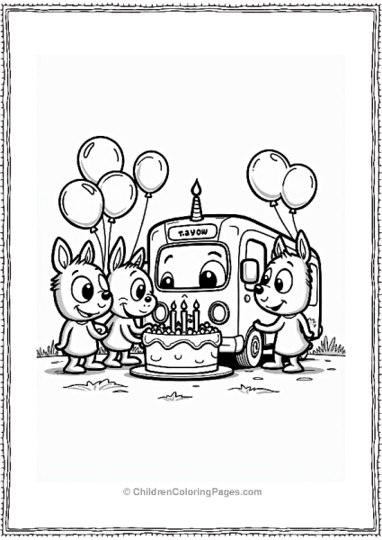 Tayo’s Birthday Party Celebration Free PDF Printable