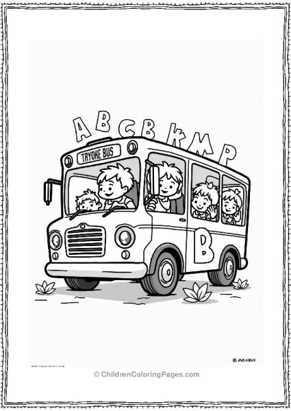 Tayo The Bus And The Alphabet Adventure Free PDF Printable