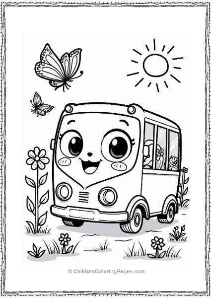 Tayo The Little Bus In Spring Free PDF Printable