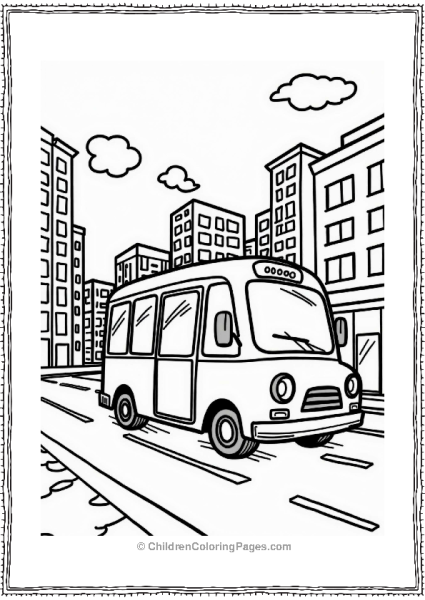 Tayo The Little Bus In A Busy City Free PDF Printable