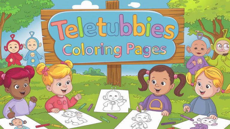 Teletubbies Coloring Pages