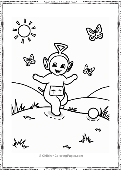 Teletubbies Laa Laa’s Ball Adventure In The Sun Free PDF Printable