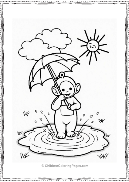 Teletubbies Po’s Rainy Day Adventure Free PDF Printable