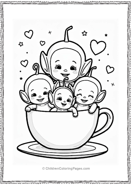 Teletubbies Teletubbies In A Cozy Teacup Free PDF Printable