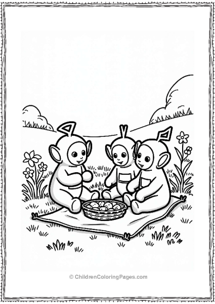 Teletubbies Teletubbies Picnic In Nature Free PDF Printable