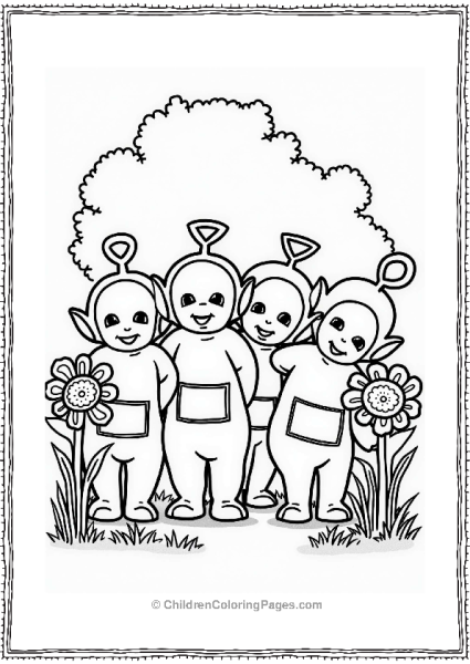 Teletubbies Teletubbies Playing Hide And Seek Free PDF Printable