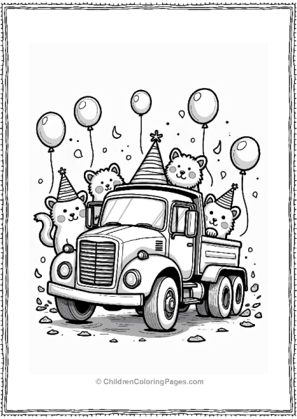 Tow Truck And Friends Celebration Free PDF Printable