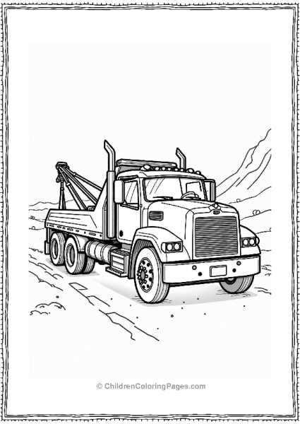 Tow Truck Battery Connection Free PDF Printable