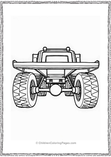 Tow Truck Underbody Illustration Free PDF Printable