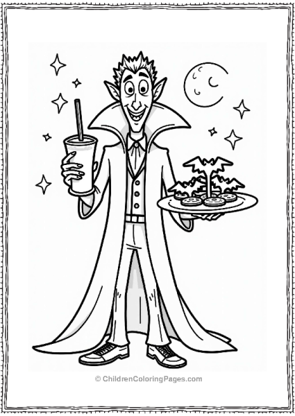 Vampire’s Delight With Bat Cookies Free PDF Printable