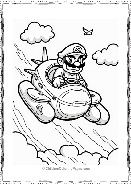 Wario’s Comical Flying Machine Free PDF Printable