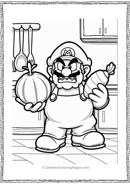 Wario’s Ingredient Challenge In The Kitchen Free PDF Printable