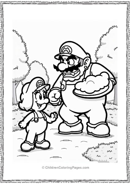 Wario’s Pie Throwing Trick Free PDF Printable