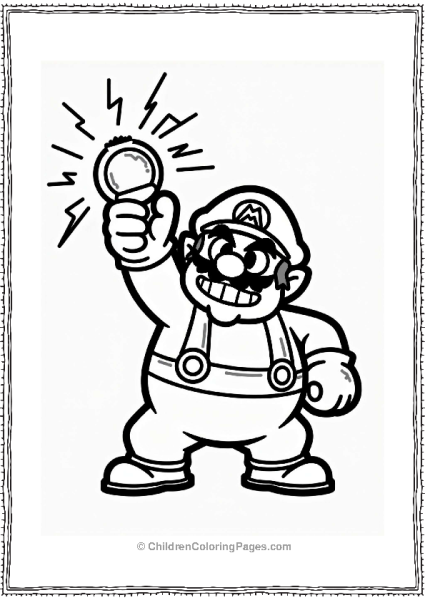 Wario’s Power Up In The Arena Free PDF Printable