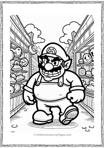 Wario S Quirky Market Adventure Free PDF Printable