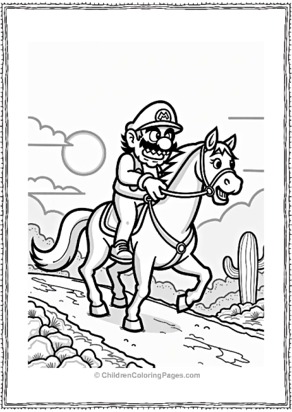 Wario’s Sunset Ride Adventure Free PDF Printable