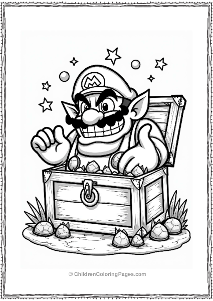 Wario’s Treasure Hunt Adventure Free PDF Printable