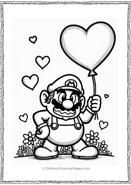 Wario’s Valentine S Day Celebration Free PDF Printable