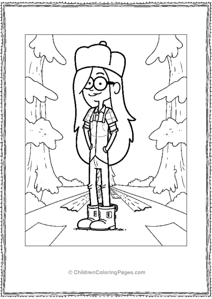 Wendy Gravity Falls Free PDF Printable