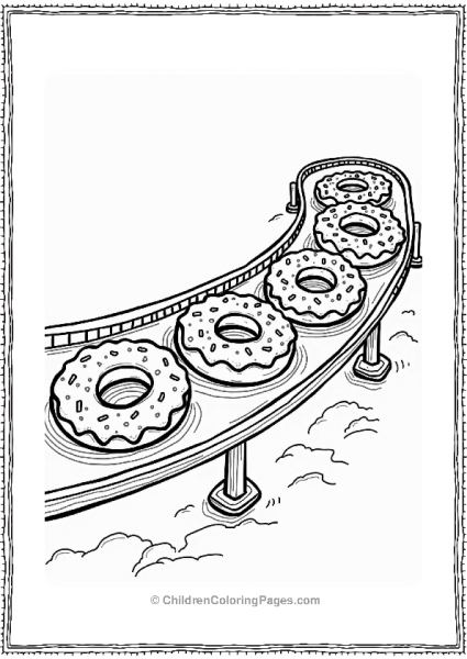 Whimsical Donut Conveyor Belt Free PDF Printable