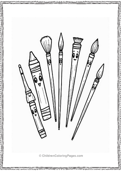 Winx Club Charming Art Supplies Free PDF Printable