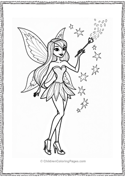 Winx Club Fairy Casting A Spell Free PDF Printable