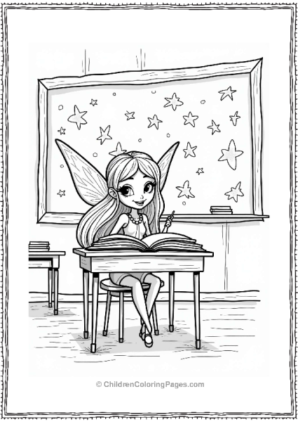 Winx Club Fairy Classroom With Spellbook And Sparkles Free PDF Printable