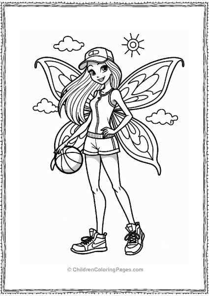 Winx Club Fairy In Sporty Attire Free PDF Printable