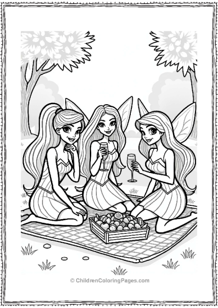 Winx Club Fairy Picnic Celebration Free PDF Printable