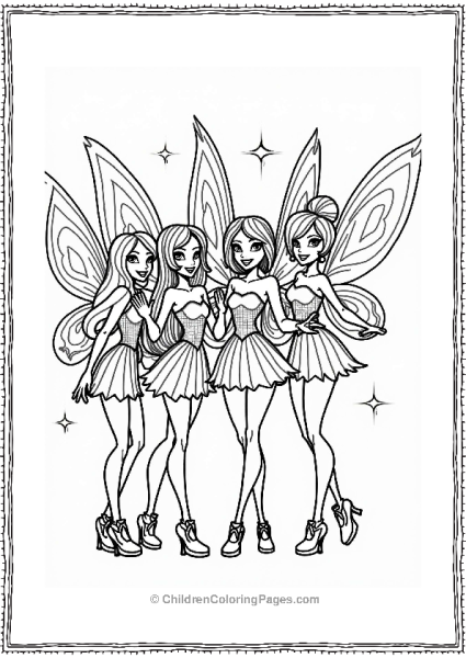 Winx Club Fairy Transformation Scene Free PDF Printable