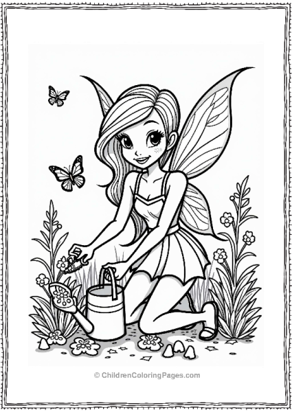 Winx Club Gardening Fairies In Bloom Free PDF Printable