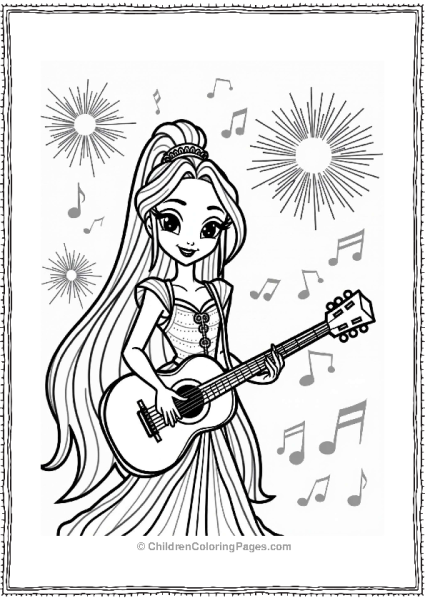 Winx Club Musa’s Magical Concert With Fireworks Free PDF Printable